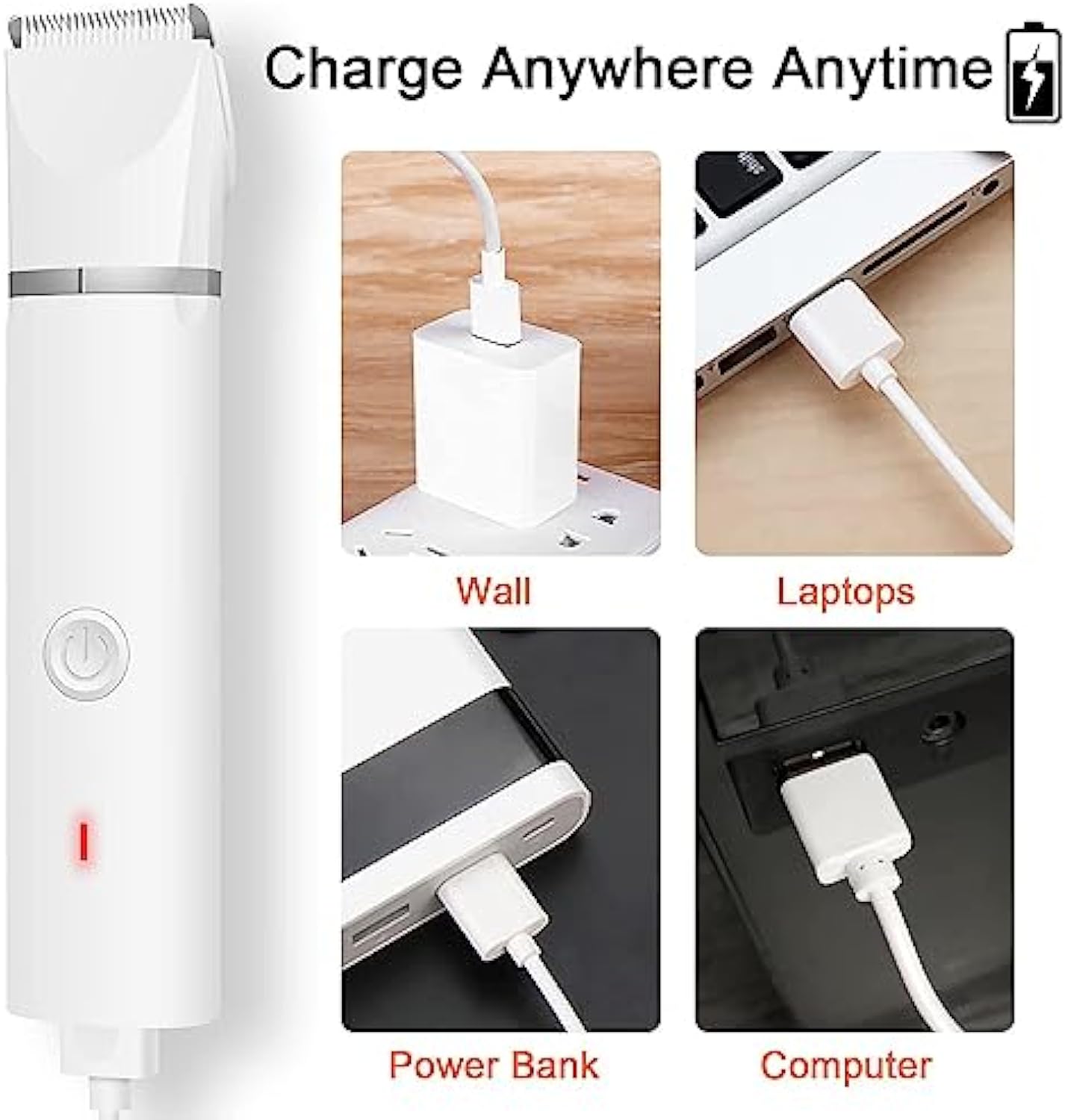 โ๏ธ๐พ 2-in-1 Dog Clippers & Nail Grinder Grooming Kit โ Quiet, Cordless & Pet-Friendly! ๐ถ๐