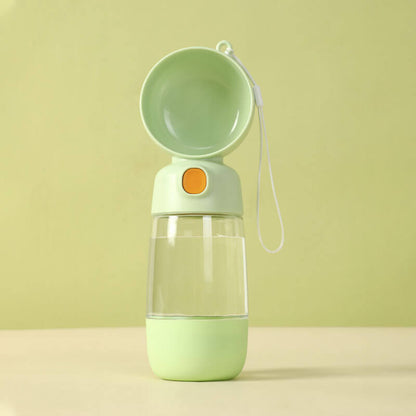 🎒🐾 2-in-1 Portable Dog Water Bottle & Food Container – Hydrate & Feed Anytime, Anywhere! 💧🍖