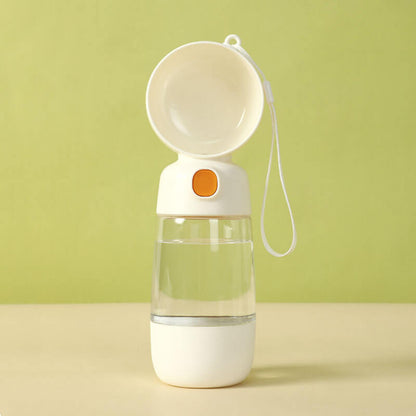 🎒🐾 2-in-1 Portable Dog Water Bottle & Food Container – Hydrate & Feed Anytime, Anywhere! 💧🍖