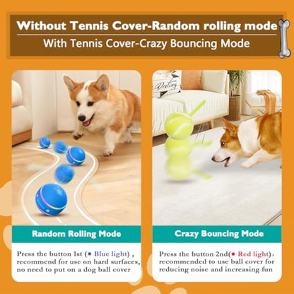 🎾 PetDroid™ Interactive Smart Dog Ball – Endless Fun at the Touch of a Paw! 🐕💡