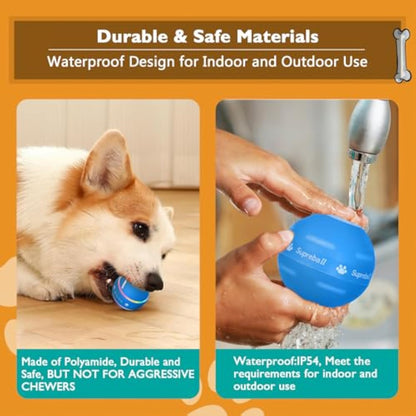 🎾 PetDroid™ Interactive Smart Dog Ball – Endless Fun at the Touch of a Paw! 🐕💡